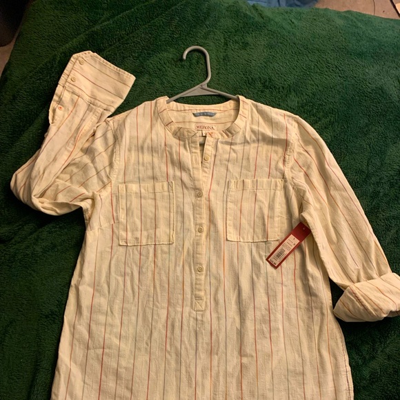 Long-sleeved cream tunic - Picture 5 of 5